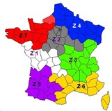 Carte des régions du Club